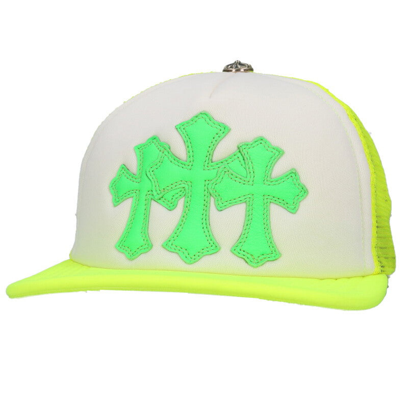 Chrome Hearts 3 Cemetery Cross Mesh Trucker Size ONE SIZE
