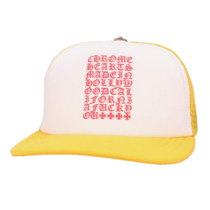 Chrome Hearts Cross Ball Logo Mesh Trucker Size ONE SIZE