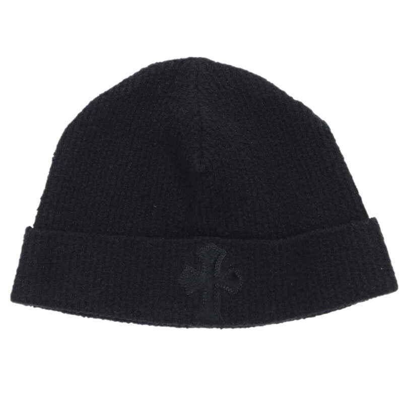 Chrome Hearts BADDA BING Calf Hair Patch Beanie Size ONE