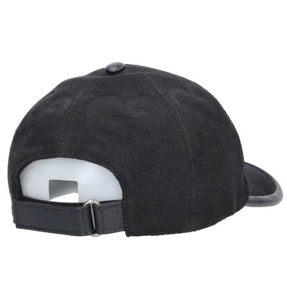 GUCCI Jumbo GG Canvas Cap Black Size ONE SIZE