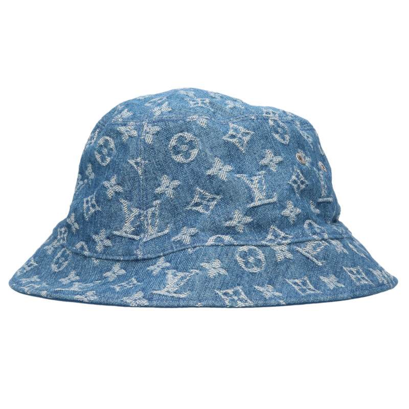 LOUISVUITTON Monogram Essential Reversible Denim Bucket Hat