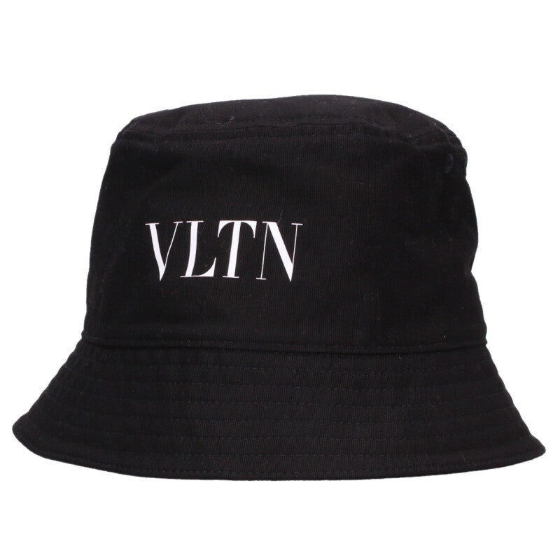 VALENTINO VLTN Logo Print Bucket Hat Black Size ONE SIZE