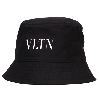 VALENTINO VLTN Logo Print Bucket Hat Black Size ONE SIZE