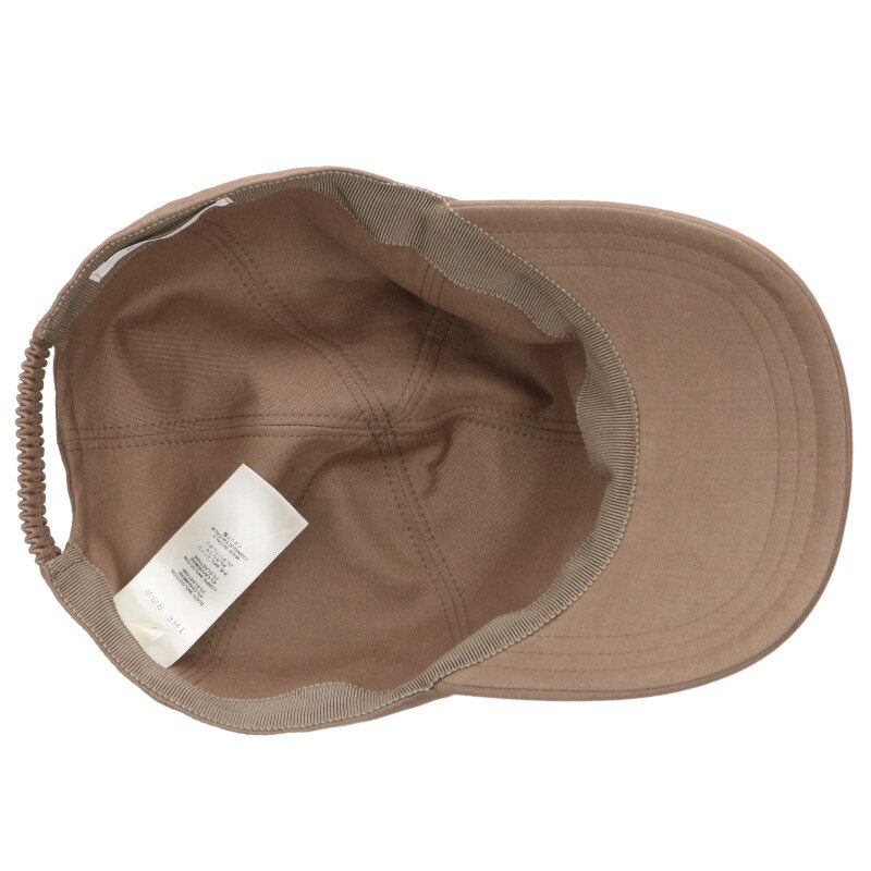 THEROW Cotton Cashmere Cap Beige Size ONE SIZE