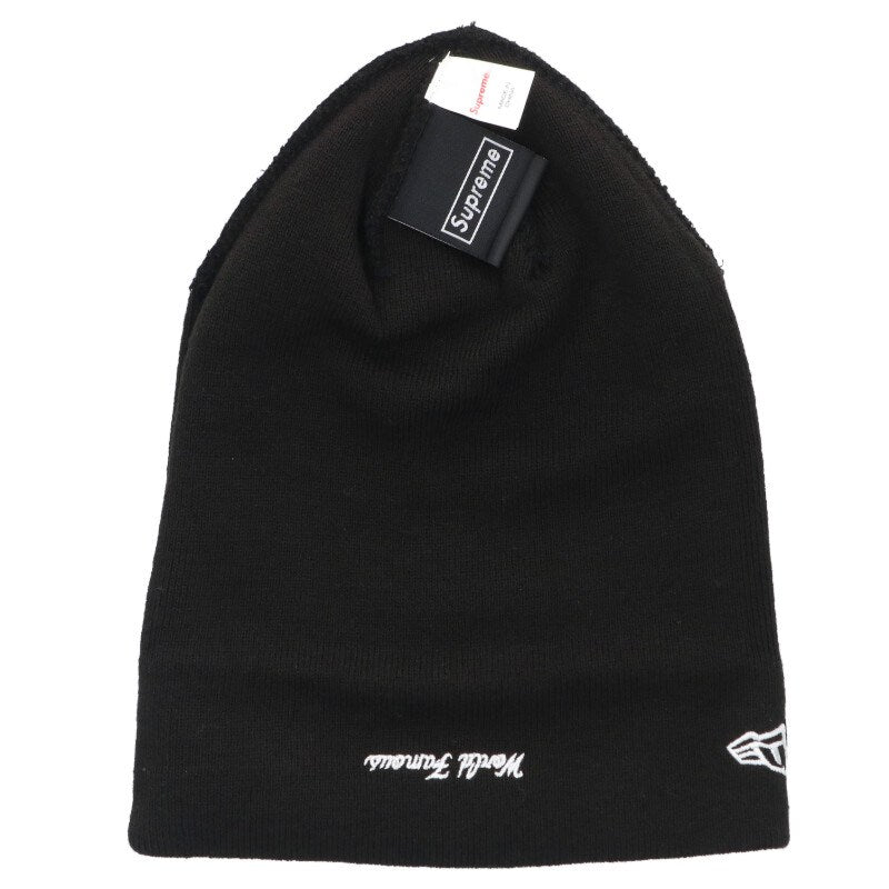SUPREME New Era Box Logo Beanie Black Acrylic Size ONE SIZE