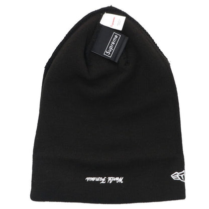 SUPREME New Era Box Logo Beanie Black Acrylic Size ONE SIZE
