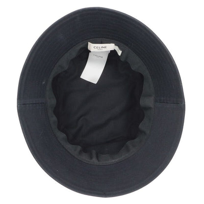 CELINE Cotton Triomphe Embroidery Bucket Hat Size ONE SIZE
