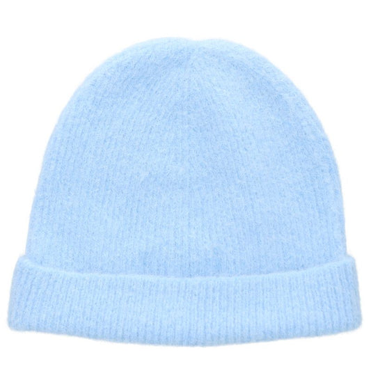 AMI Alexandre Mattiussi Logo Patch Alpaca Blend Knit Beanie
