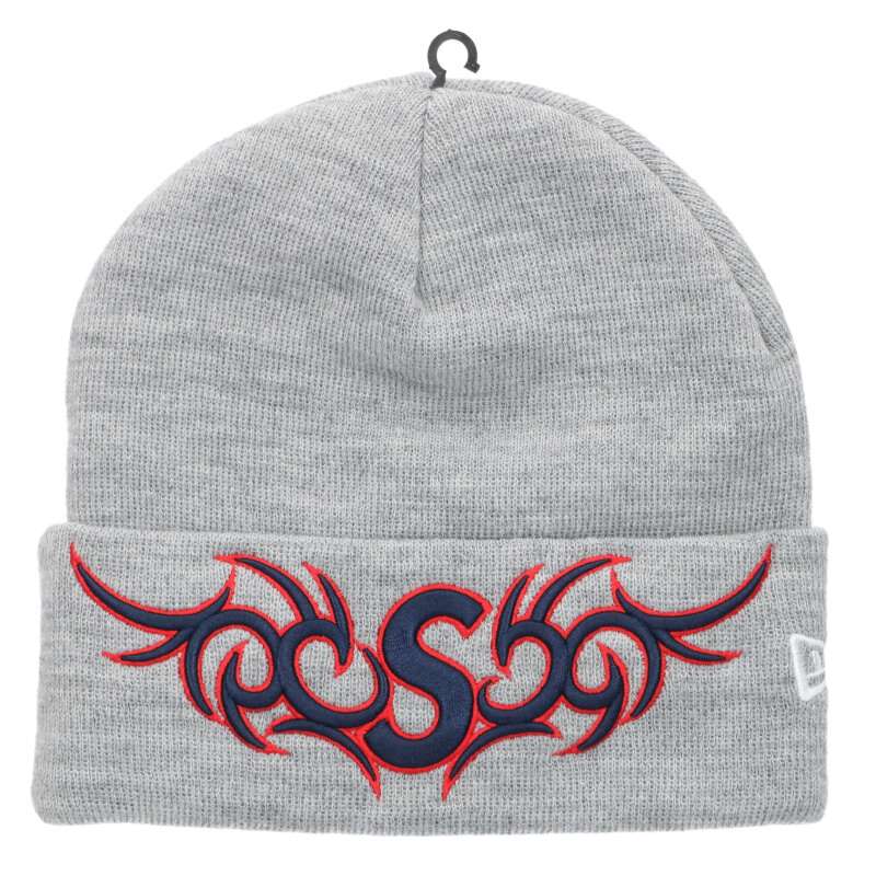 SUPREME S Logo New Era Tribal Beanie Size ONE SIZE