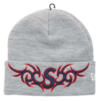 SUPREME S Logo New Era Tribal Beanie Size ONE SIZE