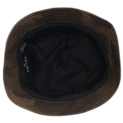 PRADA Re-Nylon Triangle Logo Pouch Bucket Hat Size ONE SIZE