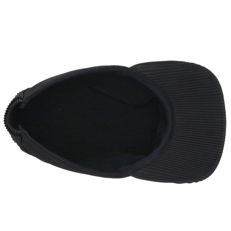 HOMME PLISSE ISSEY MIYAKE Pleated Hat Black Size ONE SIZE