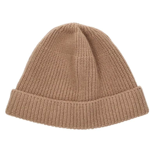 PRADA Triangle Logo Wool Cashmere Hat Size ONE SIZE