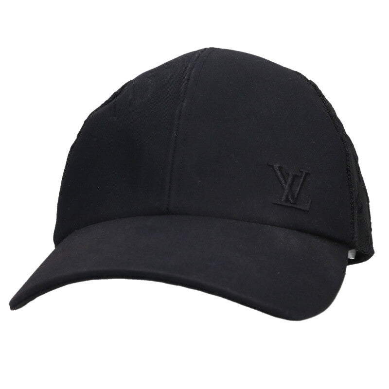 LOUISVUITTON Monogram Mesh Cap Black Size ONE SIZE