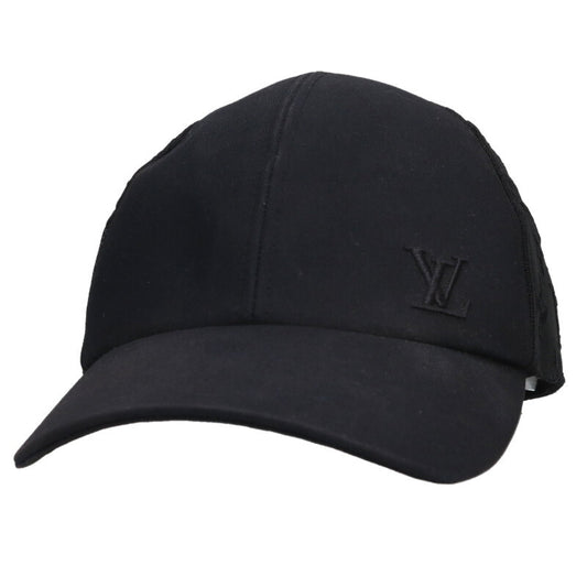 LOUISVUITTON Monogram Mesh Cap Black Size ONE SIZE