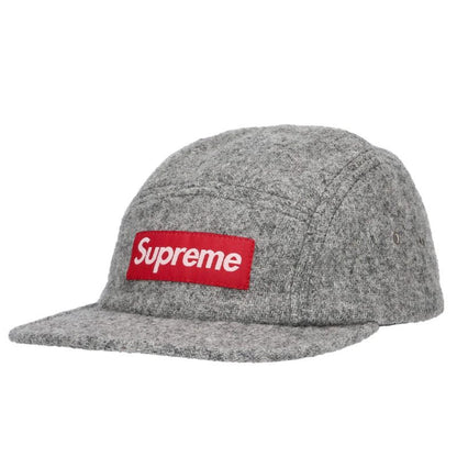 SUPREME 12AW Harris Tweed Camp Cap Gray Size ONE SIZE