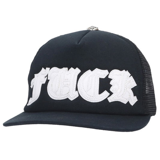 Chrome Hearts FUCK Patch Crossball Trucker Cap Size ONE SIZE