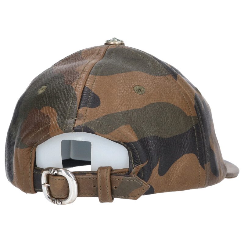 Chrome Hearts Star Patch Leather Camo Cap Size ONE