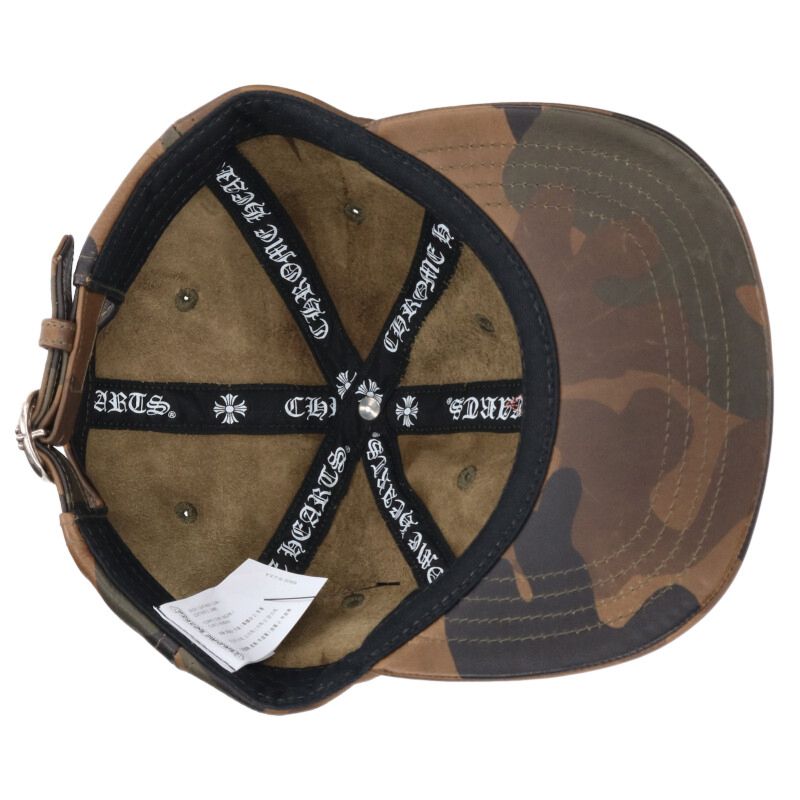 Chrome Hearts Star Patch Leather Camo Cap Size ONE