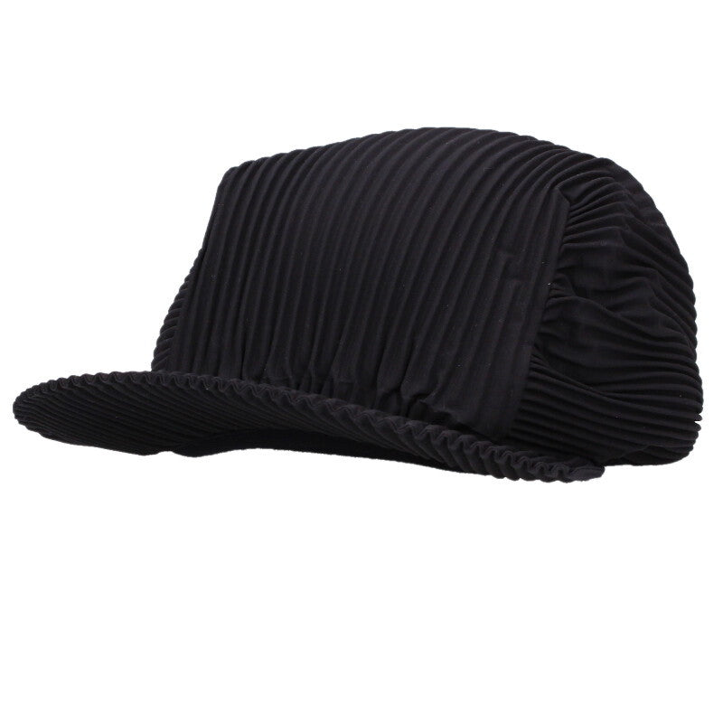 HOMME PLISSE ISSEY MIYAKE Pleated Cap Black Size ONE SIZE