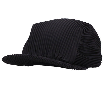 HOMME PLISSE ISSEY MIYAKE Pleated Cap Black Size ONE SIZE