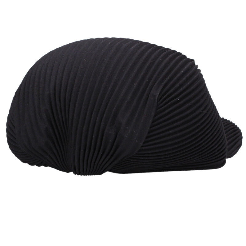 HOMME PLISSE ISSEY MIYAKE Pleated Cap Black Size ONE SIZE