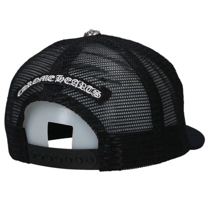 Chrome Hearts 3 Cross Patch Leather Mesh Size ONE SIZE