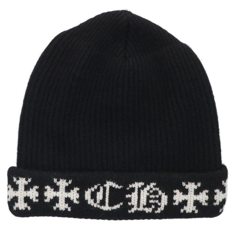 Chrome Hearts BIG DADDY Cross Ball Cashmere Beanie Size ONE
