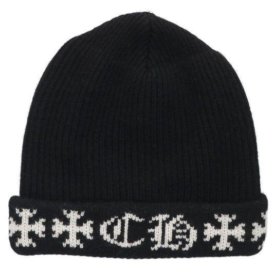 Chrome Hearts BIG DADDY Cross Ball Cashmere Beanie Size ONE