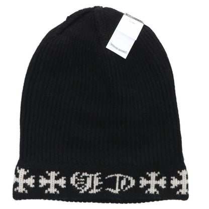 Chrome Hearts BIG DADDY Cross Ball Cashmere Beanie Size ONE