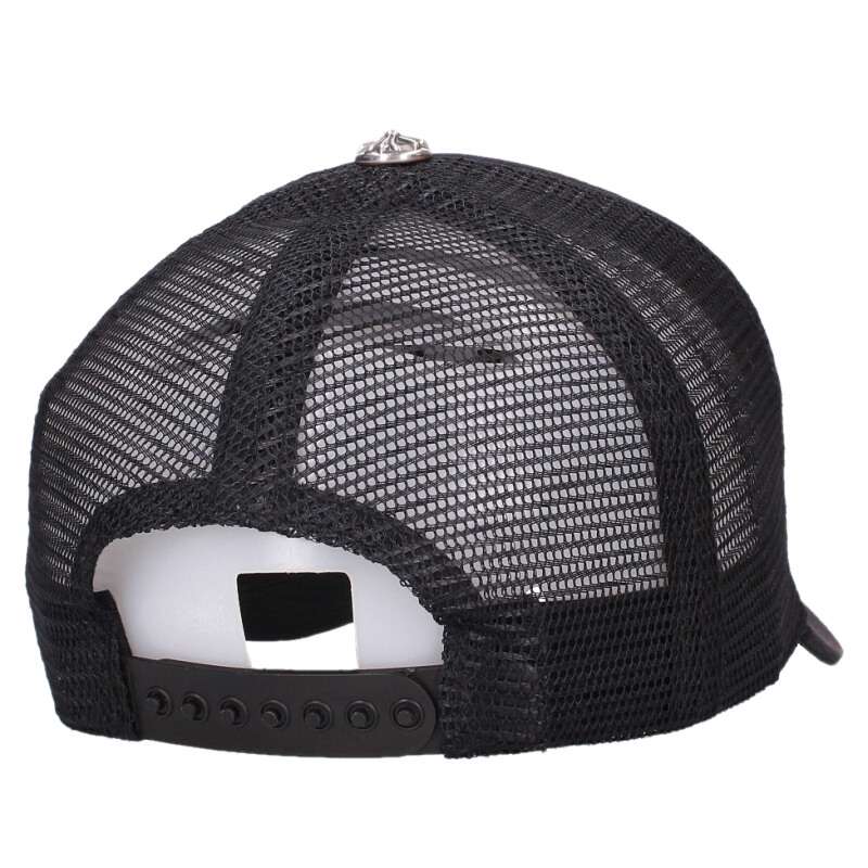 Chrome Hearts TRUCKER CAP 3 Cemetery Leather Size ONE SIZE