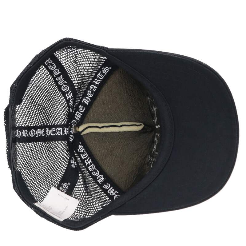 Chrome Hearts TRUCKER CAP 3 Cemetery Leather Size ONE SIZE