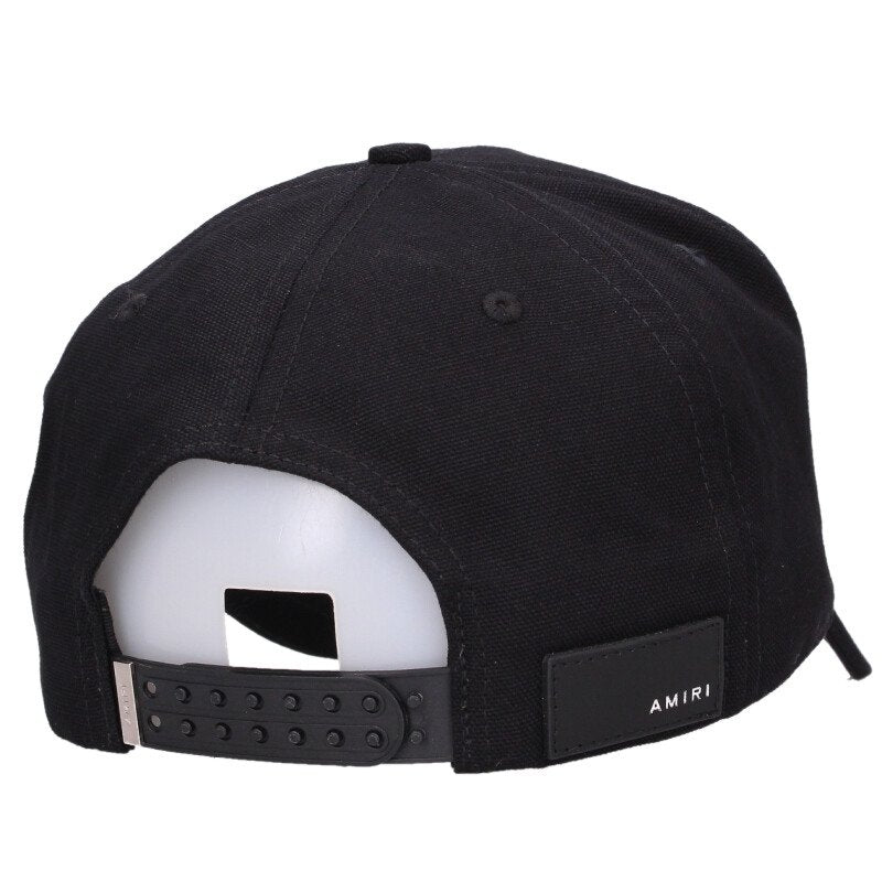AMIRI Cotton Logo Embroidered Hat Black/Yellow Size ONE SIZE