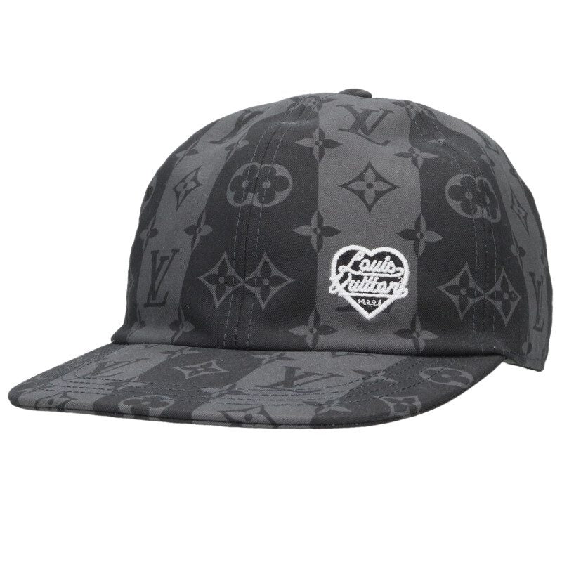 LOUISVUITTON Logo Embroidered Monogram Cotton Size ONE SIZE