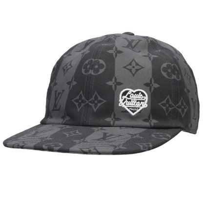 LOUISVUITTON Logo Embroidered Monogram Cotton Size ONE SIZE