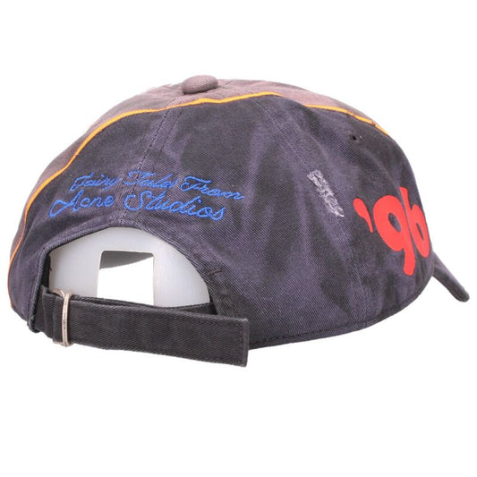 ACNE STUDIOS SS26 Cotton Logo Bi-Color Cap Size ONE Multi