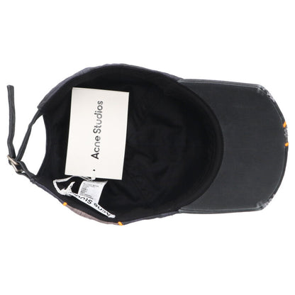 ACNE STUDIOS SS26 Cotton Logo Bi-Color Cap Size ONE Multi