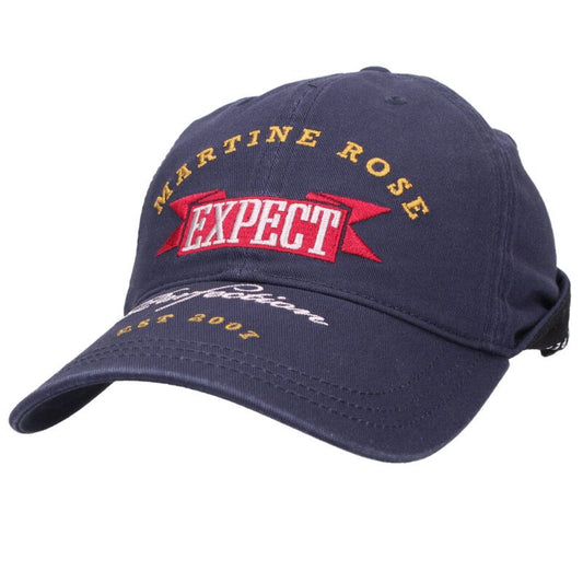 MARTIN ROSE 26SS Emblem Cotton Baseball Cap Size ONE Blue