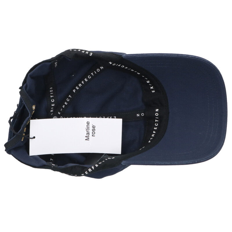 MARTIN ROSE 26SS Emblem Cotton Baseball Cap Size ONE Blue