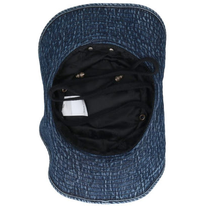 Chrome Hearts CRANK BAIT Indigo Denim Hat Size L