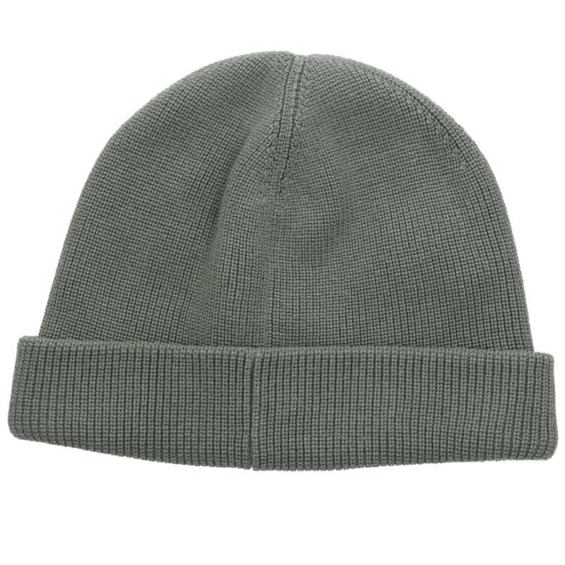 STONEISLAND Logo Patch Cotton Knit Beanie Size ONE SIZE