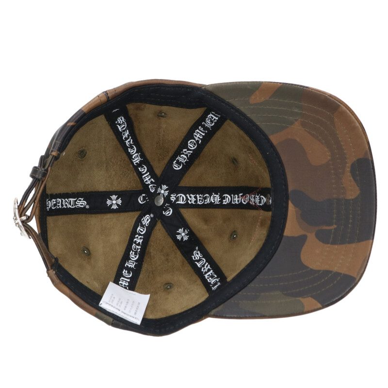 Chrome Hearts Star Decor Camo Leather Cap Size ONE SIZE