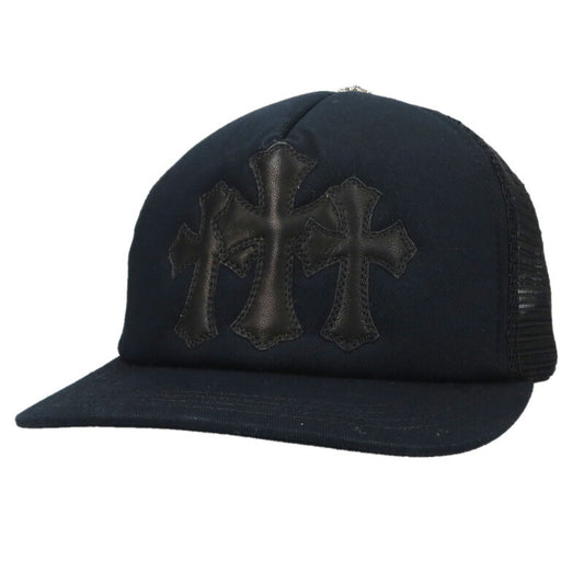 Chrome Hearts 3 Cemetery Leather Patch Trucker Size ONE SIZE