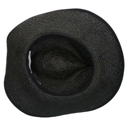 KIJIMA TAKAYUKI Raffia Wide Brim Hat Black Size 1