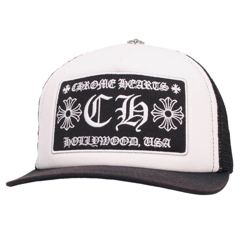 Chrome Hearts CH Patch Crossball Trucker Cap Size ONE SIZE