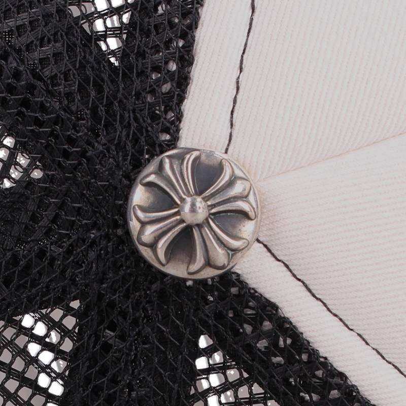 Chrome Hearts CH Patch Crossball Trucker Cap Size ONE SIZE