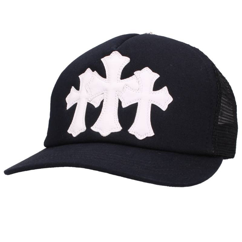 Chrome Hearts TRUCKER CEME Leather Cross Ball Size ONE SIZE