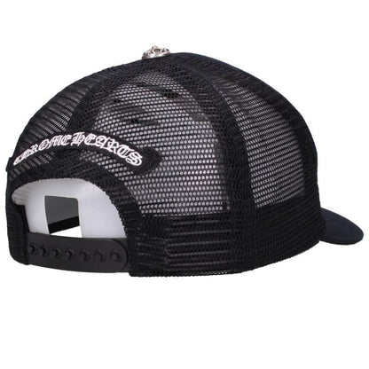 Chrome Hearts TRUCKER CEME Leather Cross Ball Size ONE SIZE