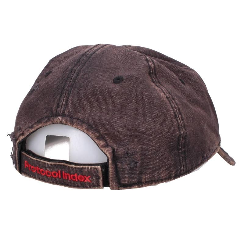 Protocol Index RIZZ HOTEL Distressed Logo Cap Size ONE SIZE