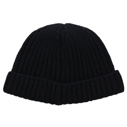 PRADA RE-NYLON Logo Plate Beanie Size L